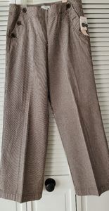 Dress Barn Pin stripe wide leg jeans